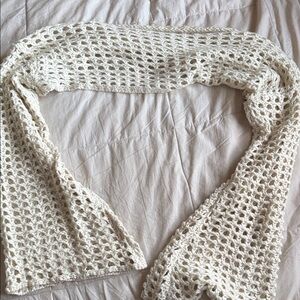 ROMWE Ivory Knit Scarf. *wore two-three times*